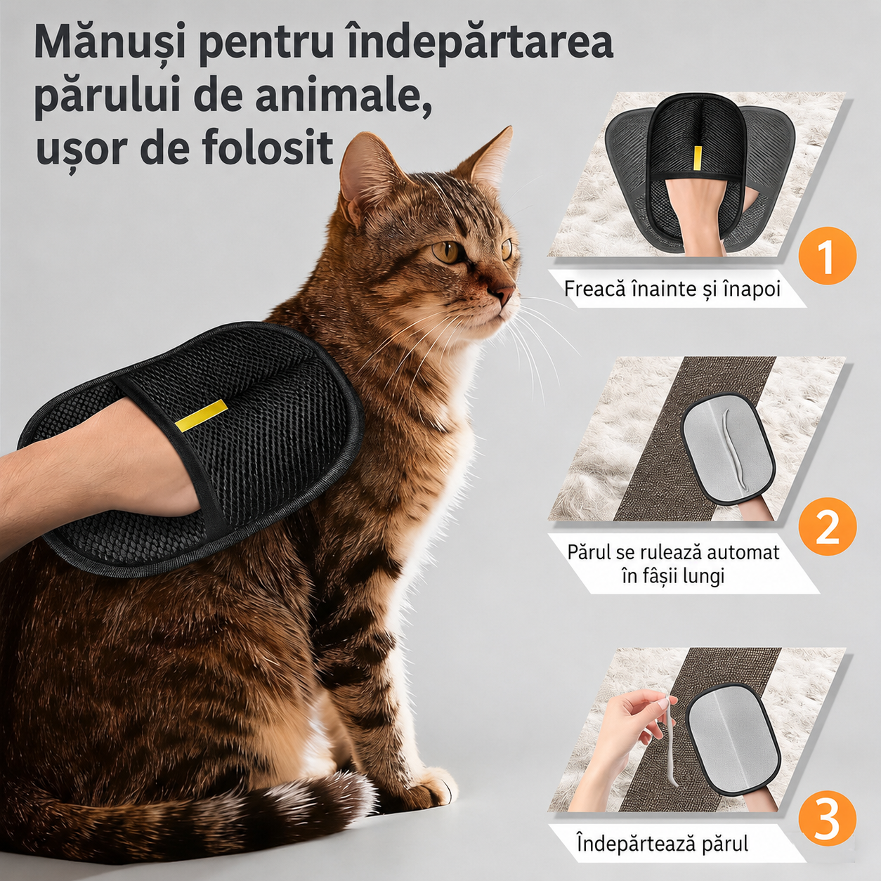 Mănuși Magice pentru Blana Animalelor